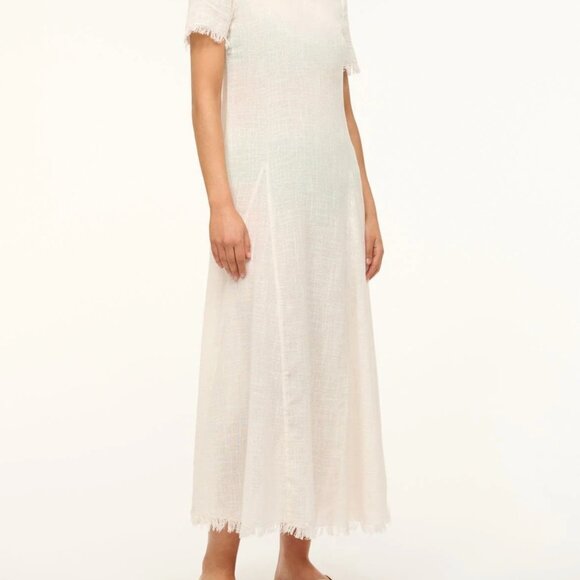 NWT STAUD Le Havre Dress/Cover-up Buttercream - Picture 4 of 10